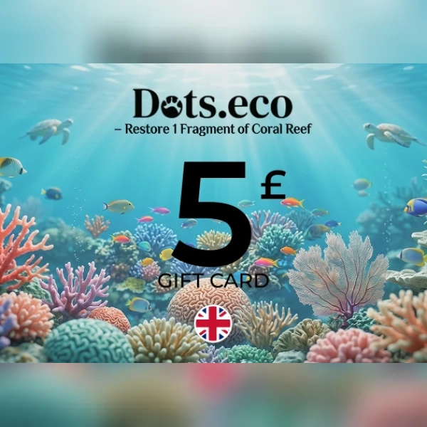 Dots.eco - Restore 1 fragment of coral reef Gift Card 5 GBP Key - UNITED KINGDOM