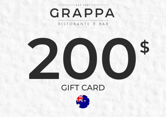 Grappa Ristorante & Bar Gift Card 200 AUD