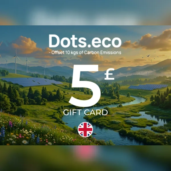 Dots.eco - Offset 10 kgs of CARBON EMISSIONS Gift Card 5 GBP Key - UNITED KINGDOM