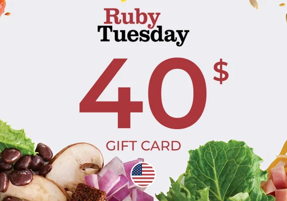 Ruby Tuesday Gift Card 40 USD Key - UNITED STATES