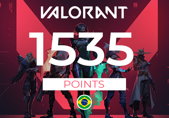 VALORANT Gift Card - 1535 Valorant Points Key - BRAZIL