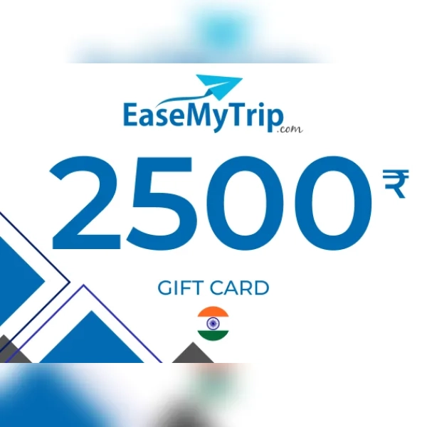 EaseMyTrip Gift Card 2500 INR Key - INDIA