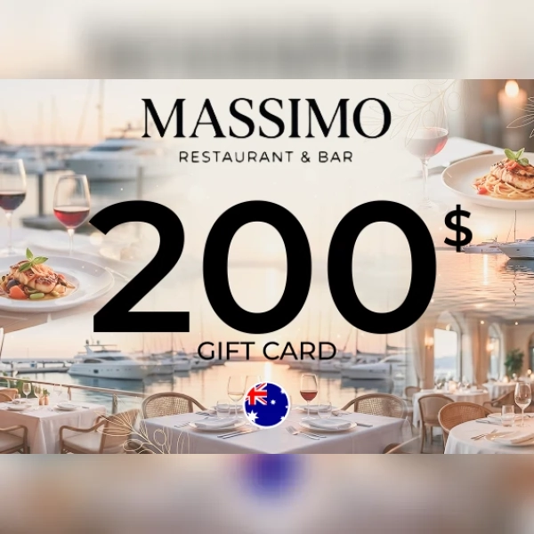 Massimo Restaurant & Bar Gift Card 200 AUD Key - AUSTRALIA