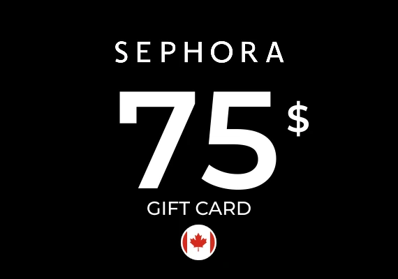 Sephora Gift Card 75 CAD