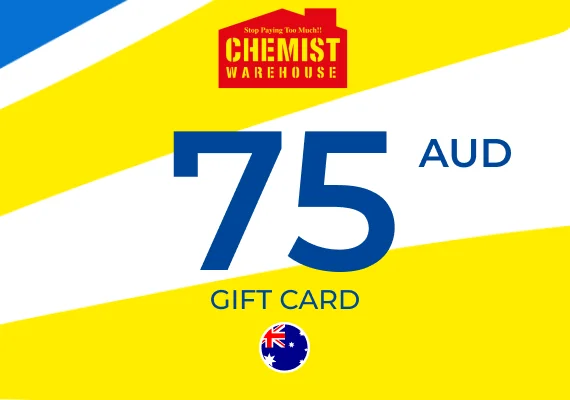 Chemist Warehouse Gift Card 75 AUD