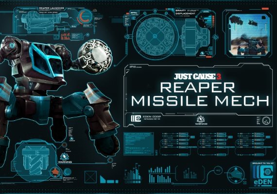 Just Cause 3 - Reaper Missile Mech (DLC) (PC) Just Cause 3 - Reaper Missile Mech (DLC) (PC)