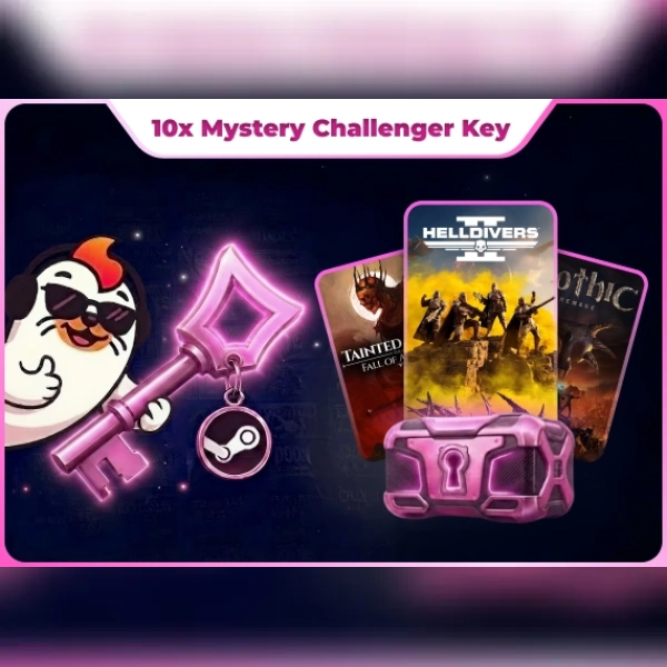 Mystery Keys 10X Challenger Mystery Steam Keys