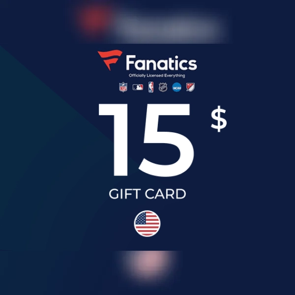 Fanatics Gift Card 15 USD Key - UNITED STATES