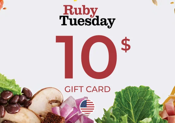 Ruby Tuesday Gift Card 10 USD