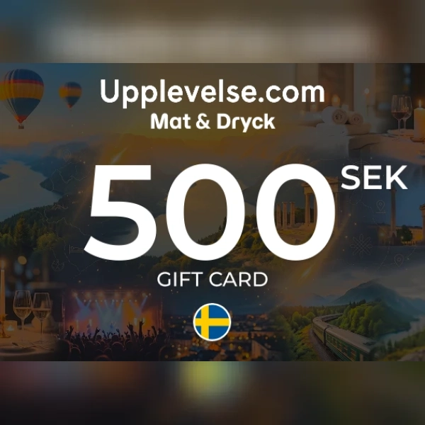 Mat & Dryck – Upplevelse.com Gift Card 500 SEK Key - SWEDEN