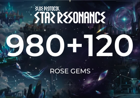 Blue Protocol: Star Resonance - 980 + 120 Rose Gem