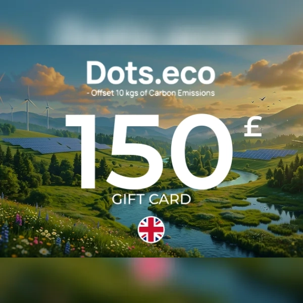 Dots.eco - Offset 10 kgs of CARBON EMISSIONS Gift Card 150 GBP Key - UNITED KINGDOM