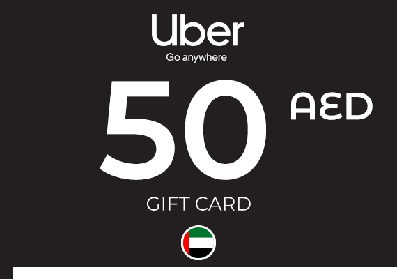 Uber Gift Card 50 AED Uber Gift Card 50 AED