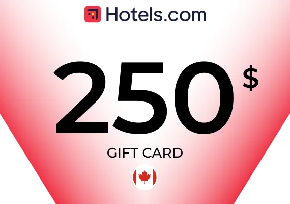 Hotels.com Gift Card 250 CAD