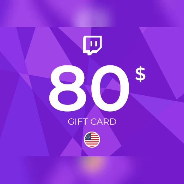 Twitch Gift Card 80 USD Key - UNITED STATES