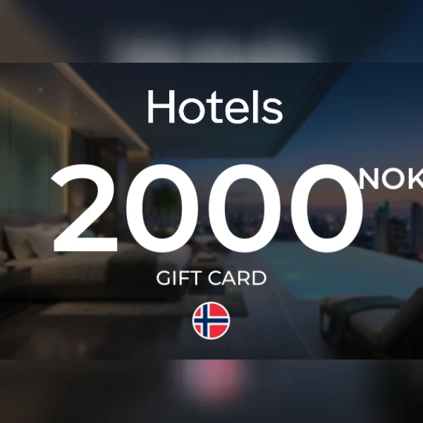 Hotels Online Gift Card 2000 NOK Key - NORWAY