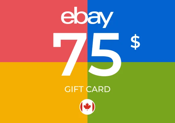 eBay Gift Card 75 CAD