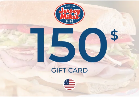 Jersey Mikes USA Gift Card 150 USD Key - UNITED STATES