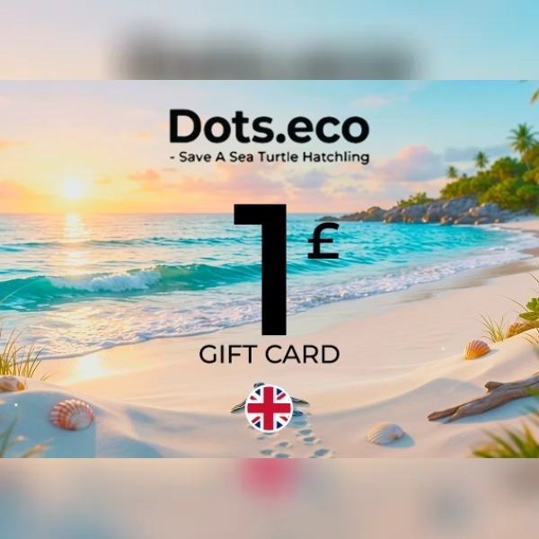 Dots.eco - Save a sea turtle hatchling Gift Card 1 GBP Key - UNITED KINGDOM