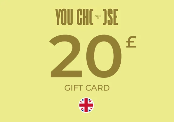 YouChoose All Access Digital Gift Card 20 GBP