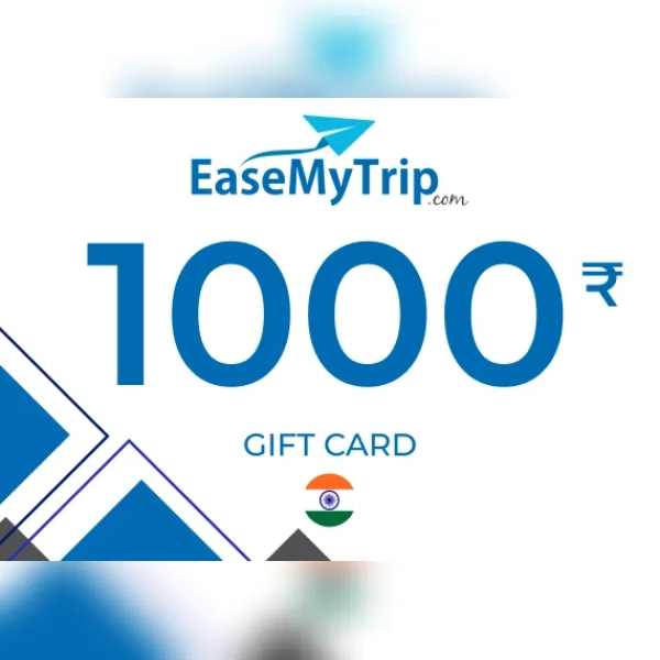 EaseMyTrip Gift Card 1000 INR Key - INDIA