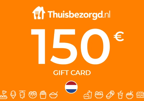 Thuisbezorgd Gift Card 150 EUR Key - NETHERLANDS
