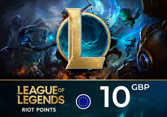 League of Legends Riot Points 10 GBP League of Legends Riot Points 10 GBP