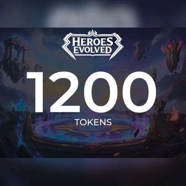 Heroes Evolved - 1200 Tokens Direct Top-Up - GLOBAL