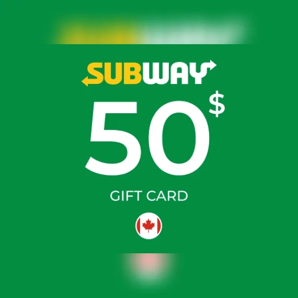 Subway Gift Card 50 CAD Key - CANADA