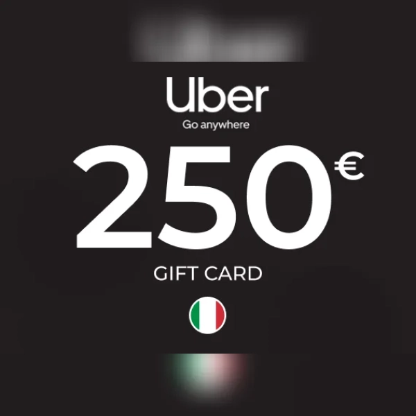 Uber Rides Gift Card 250 EUR Key - ITALY