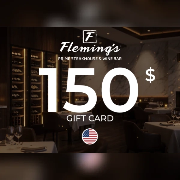 Fleming's Prime Steakhouse & Wine Bar Gift Card 150 USD Key - UNITED STATES