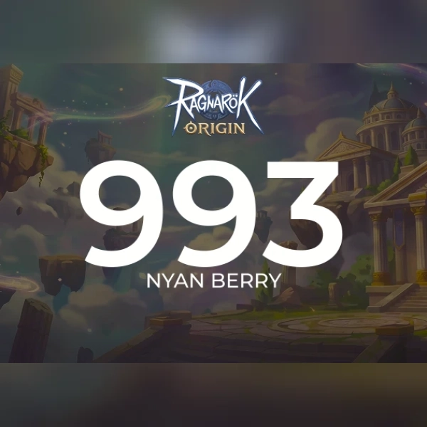 Ragnarok Origin - 993 Nyan Berry Direct Top-Up - GLOBAL