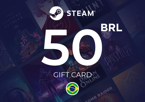 Steam Wallet Card 50 BRL, Buy Steam gift card code!