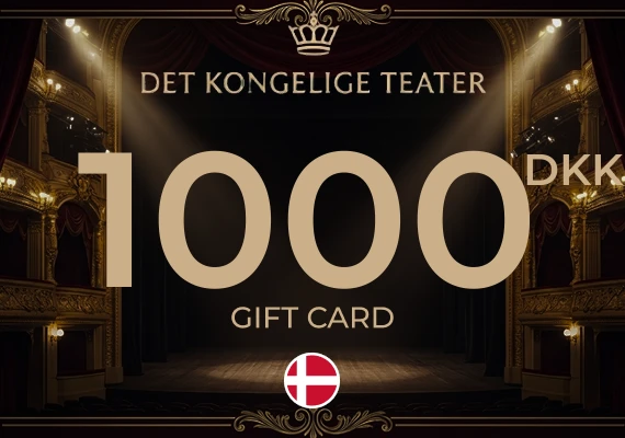 Det Kongelige Teater Gift Card 1000 DKK