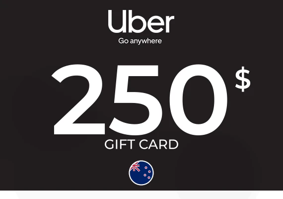 Uber Rides Gift Card Gift Card 250 NZD