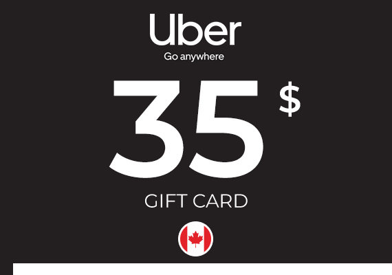 Uber Gift Card 35 CAD Uber Gift Card 35 CAD