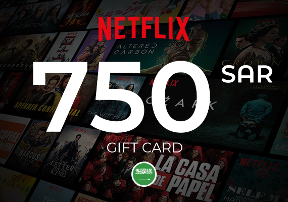 Netflix Gift Card 750 SAR Netflix Gift Card 750 SAR