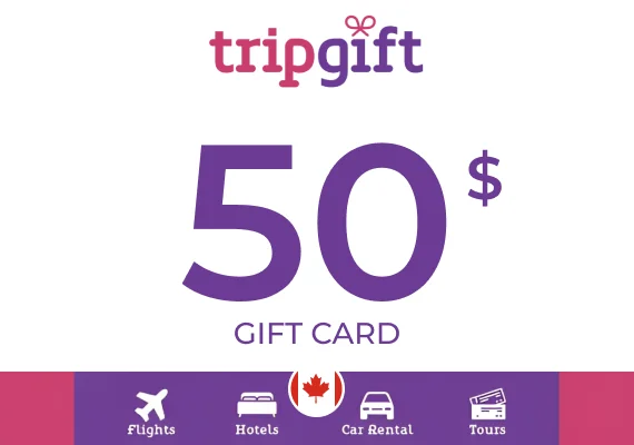 TripGift Gift Card 50 CAD