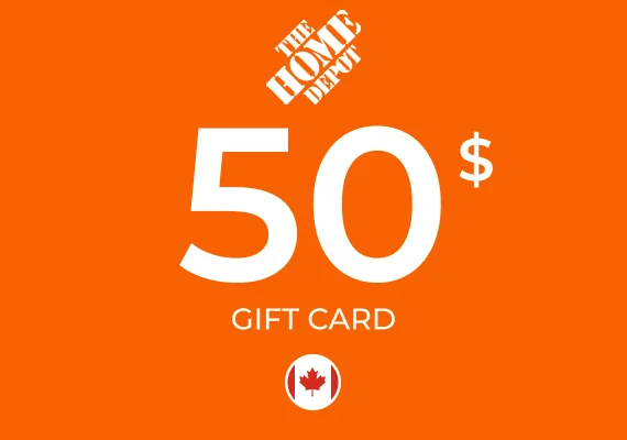 The Home Depot Gift Card 50 CAD