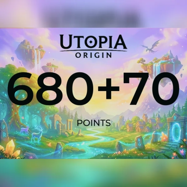 Utopia: Origin - 680 + 70 Points Direct Top-Up - GLOBAL